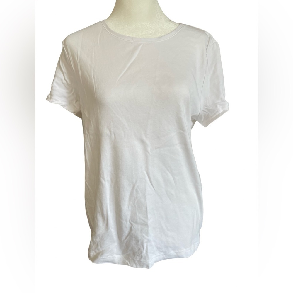 Croft & Barrow classic white tee PL